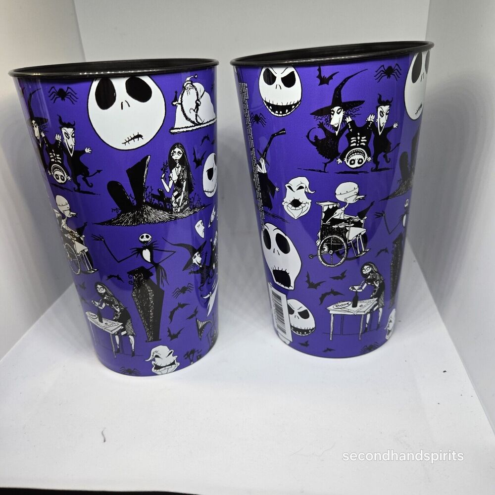 The Nightmare Before Christmas Jack 18 oz. Plastic Cups Party Favor Set Of Two